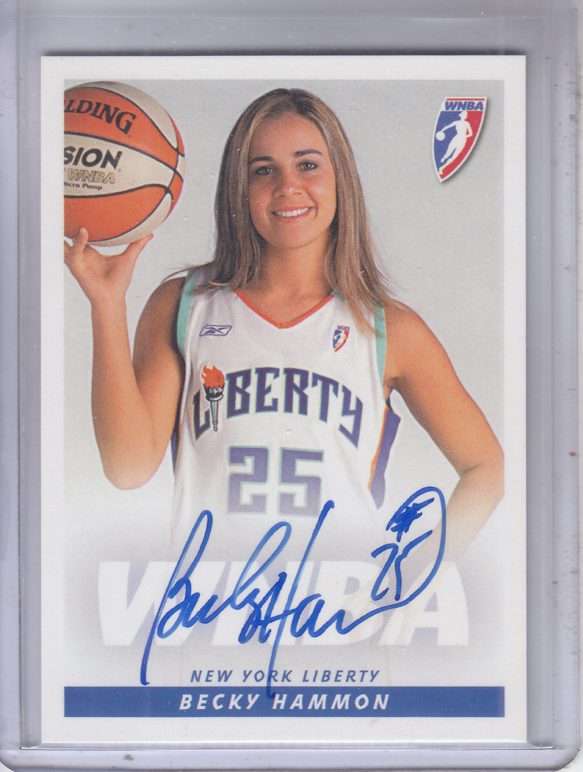 WNBA Becky Hammon サイン入り写真 WNBA Becky Hammon サイン入り写真