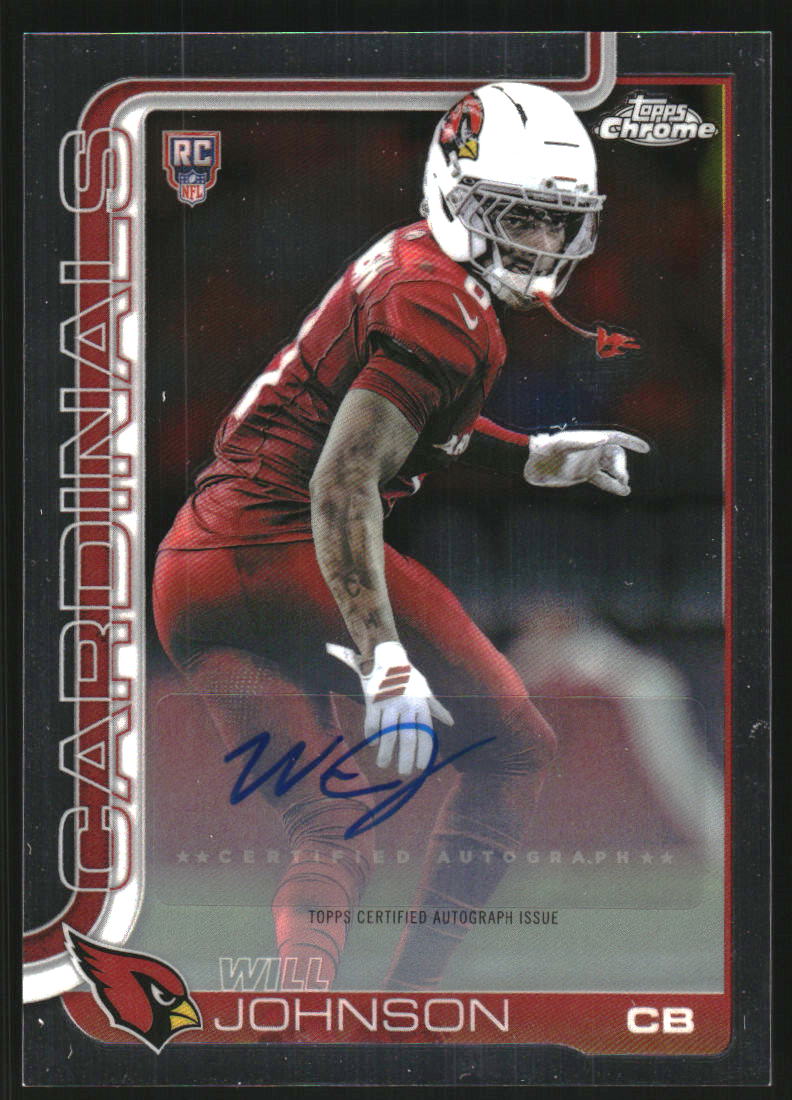2025 Topps Chrome Rookie Autographs #RAWJ Will Johnson Auto