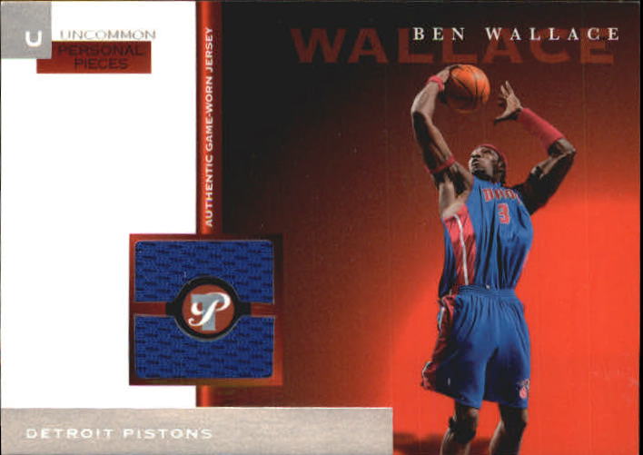 2005-06 Topps Pristine Personal Pieces #UBW Ben Wallace U