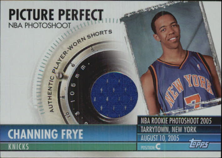 2005-06 Topps Big Game Picture Perfect Relics #CF2 Channing Frye Shorts