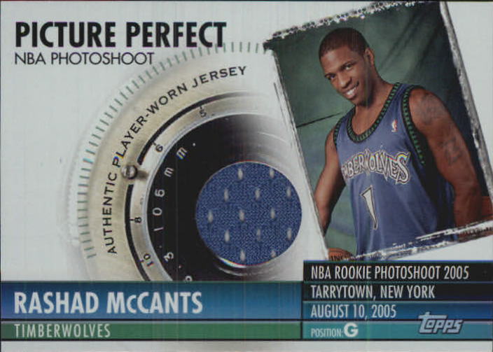 2005-06 Topps Big Game Picture Perfect Relics #RM Rashad McCants JSY