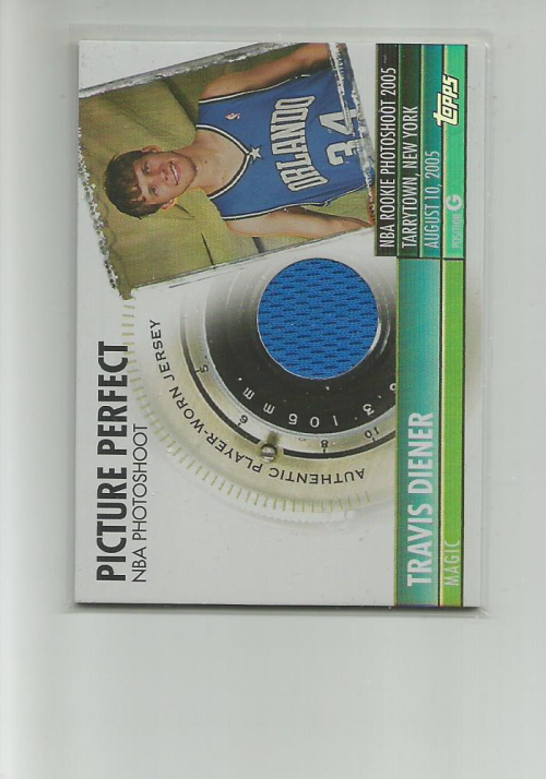 2005-06 Topps Big Game Picture Perfect Relics #TD Travis Diener JSY