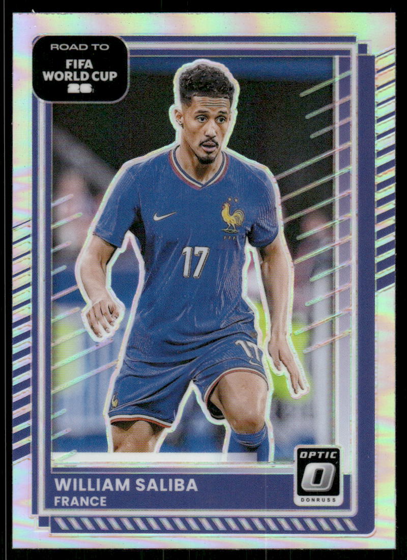 2025-26 Donruss Road to FIFA World Cup Optic Holo #142 William Saliba