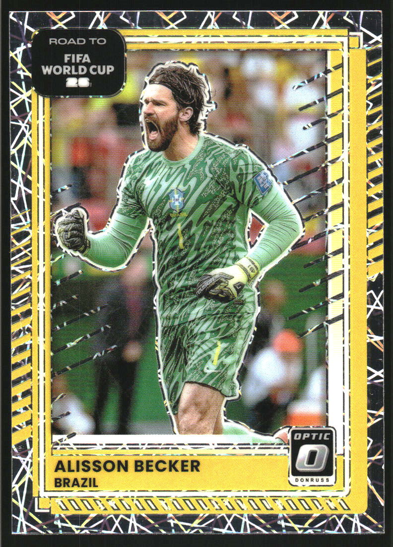 2025-26 Donruss Road to FIFA World Cup Optic Velocity #185 Alisson