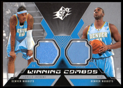 2005-06 SPx Winning Materials Combos #AN Carmelo Anthony/Nene