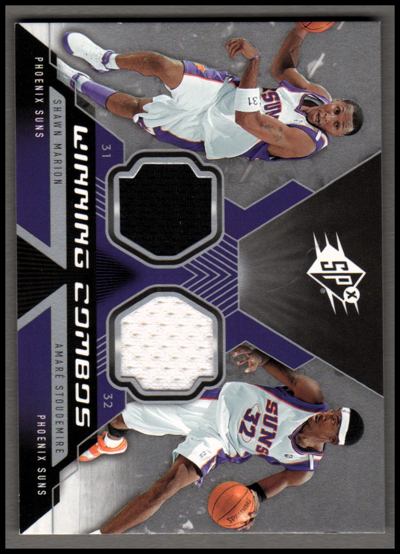 2005-06 SPx Winning Materials Combos #MS Shawn Marion/Amare Stoudemire