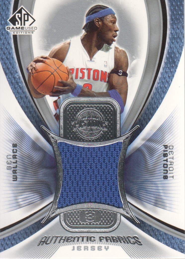 2005-06 SP Game Used Authentic Fabrics #BE Ben Wallace