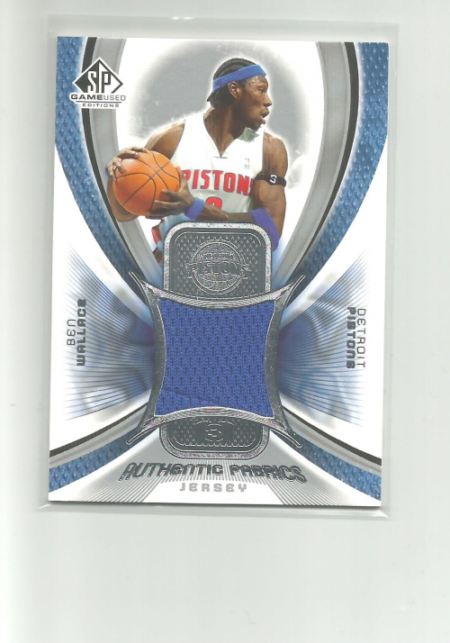 2005-06 SP Game Used Authentic Fabrics #BE Ben Wallace