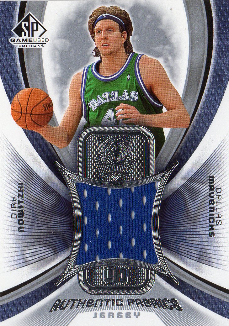 2005-06 SP Game Used Authentic Fabrics #DN Dirk Nowitzki