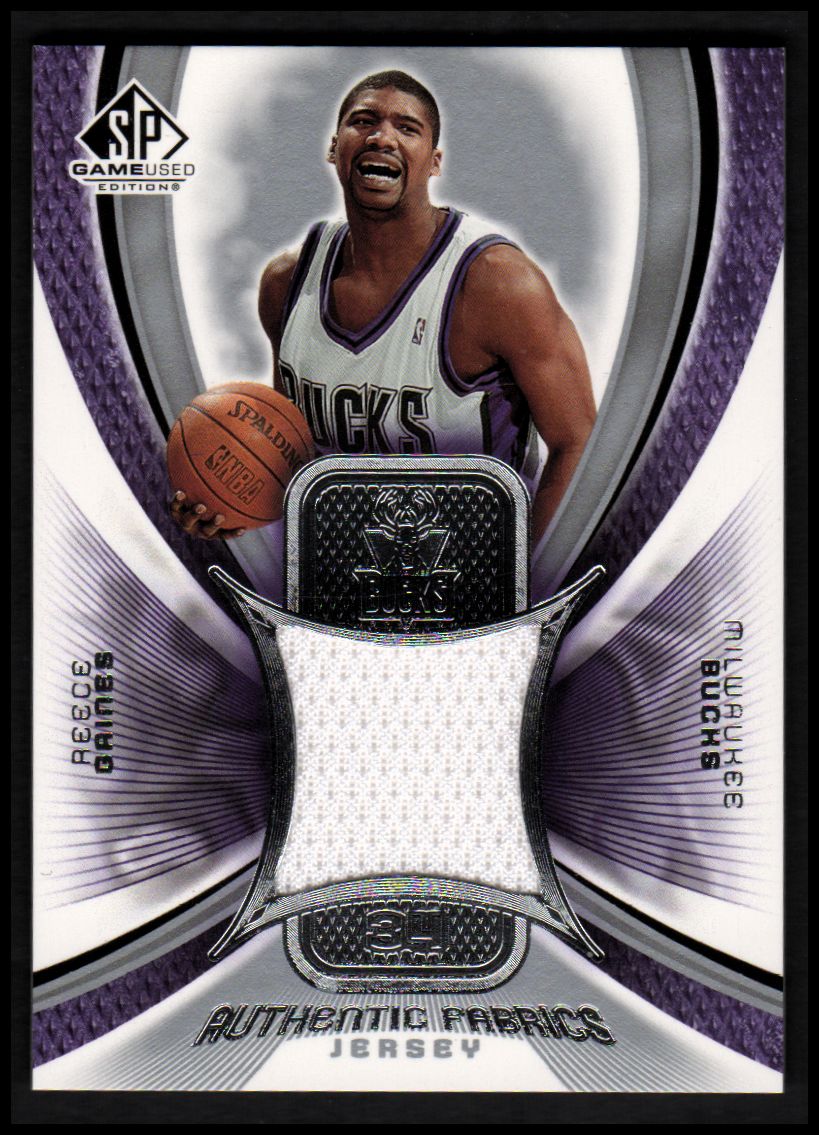 2005-06 SP Game Used Authentic Fabrics #RG Reece Gaines