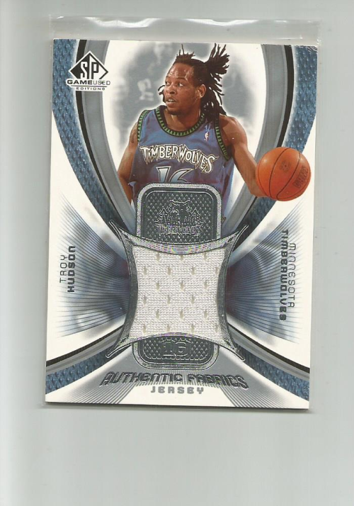 2005-06 SP Game Used Authentic Fabrics #TH Troy Hudson