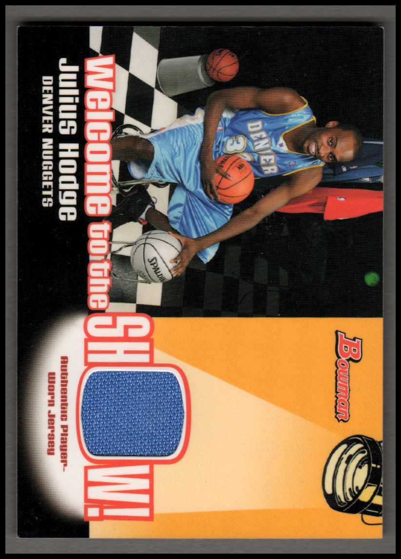 2005-06 Bowman Welcome to the Show Relics #JH Julius Hodge