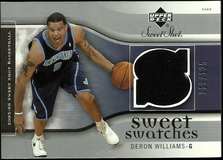 2005-06 Sweet Shot Sweet Swatches #DW Deron Williams/125
