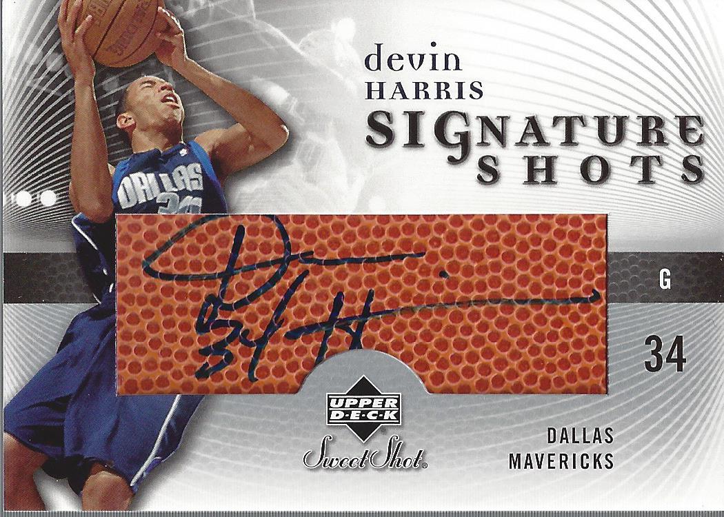 2005-06 Sweet Shot Signature Shots #DE Devin Harris