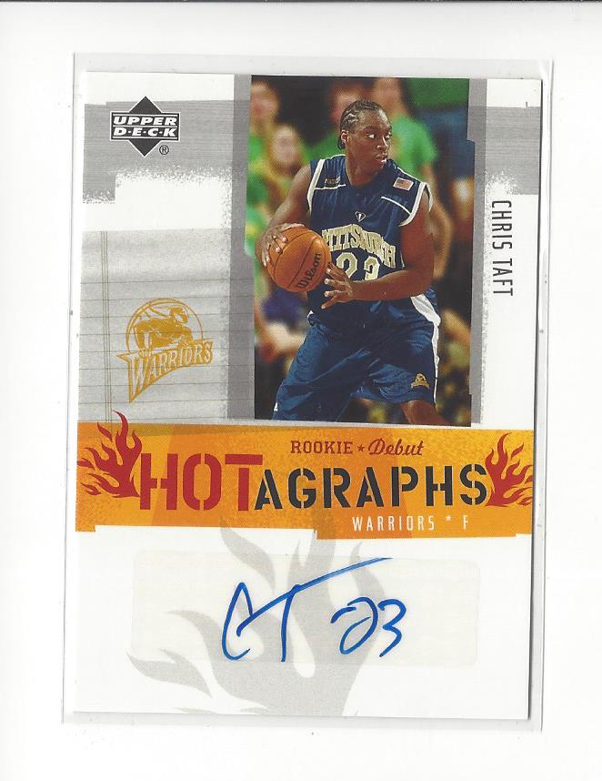 2005-06 Upper Deck Rookie Debut Hotagraphs #CTA Chris Taft
