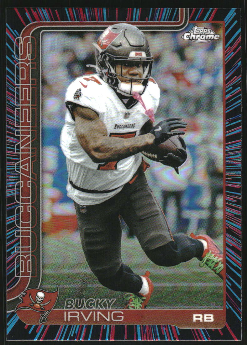2025 Topps Chrome Neon Pulse Refractors #285 Bucky Irving /400