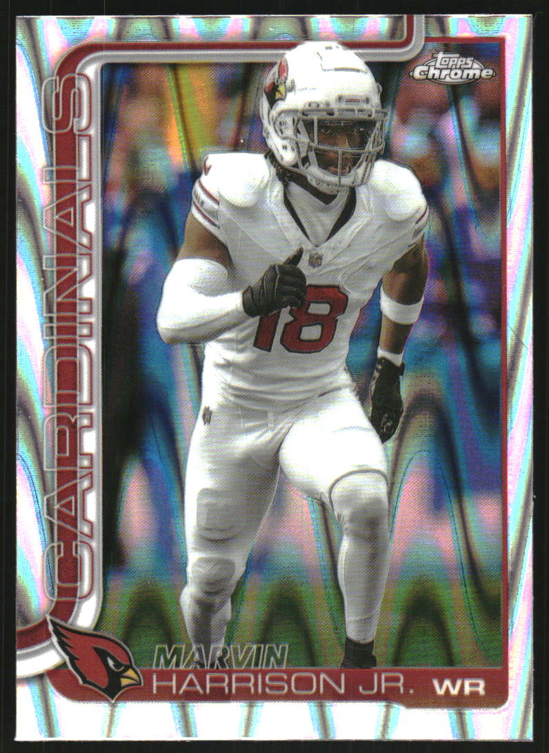 2025 Topps Chrome Ray Wave Refractors #1 Marvin Harrison Jr.