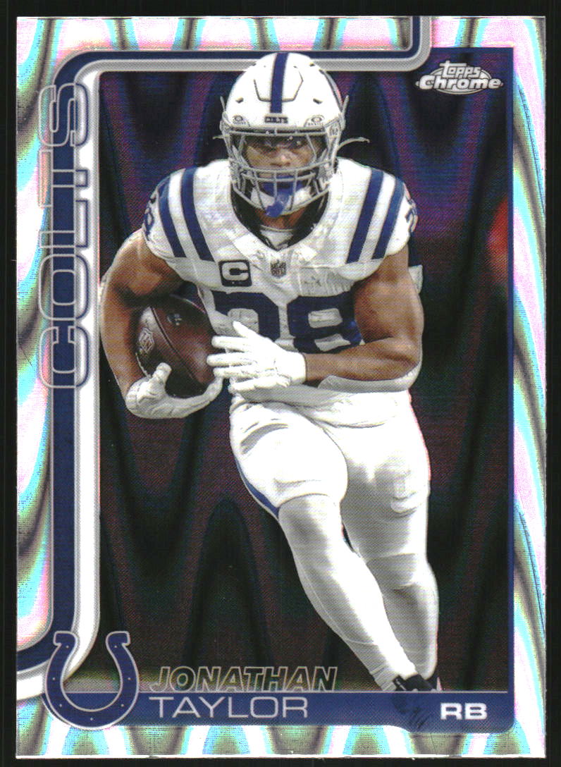 2025 Topps Chrome Ray Wave Refractors #130 Jonathan Taylor
