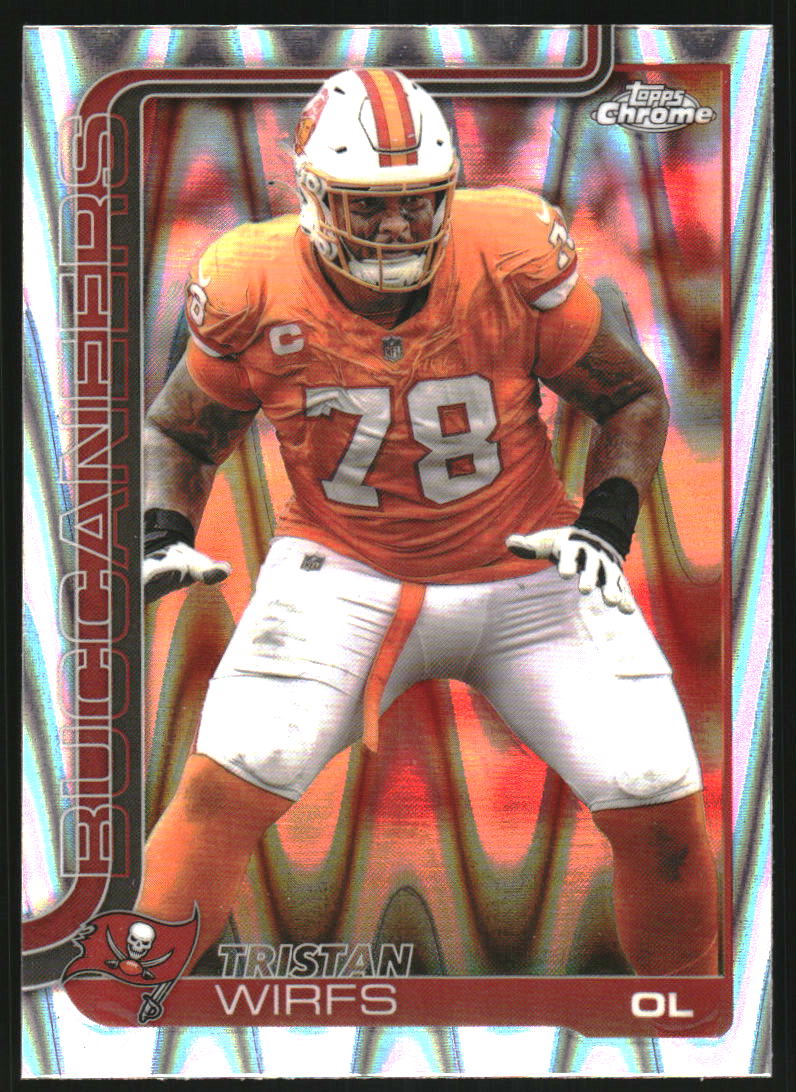 2025 Topps Chrome Ray Wave Refractors #287 Tristan Wirfs