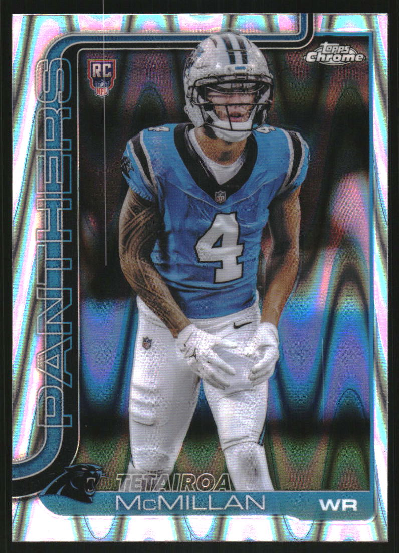2025 Topps Chrome Ray Wave Refractors #326 Tetairoa McMillan
