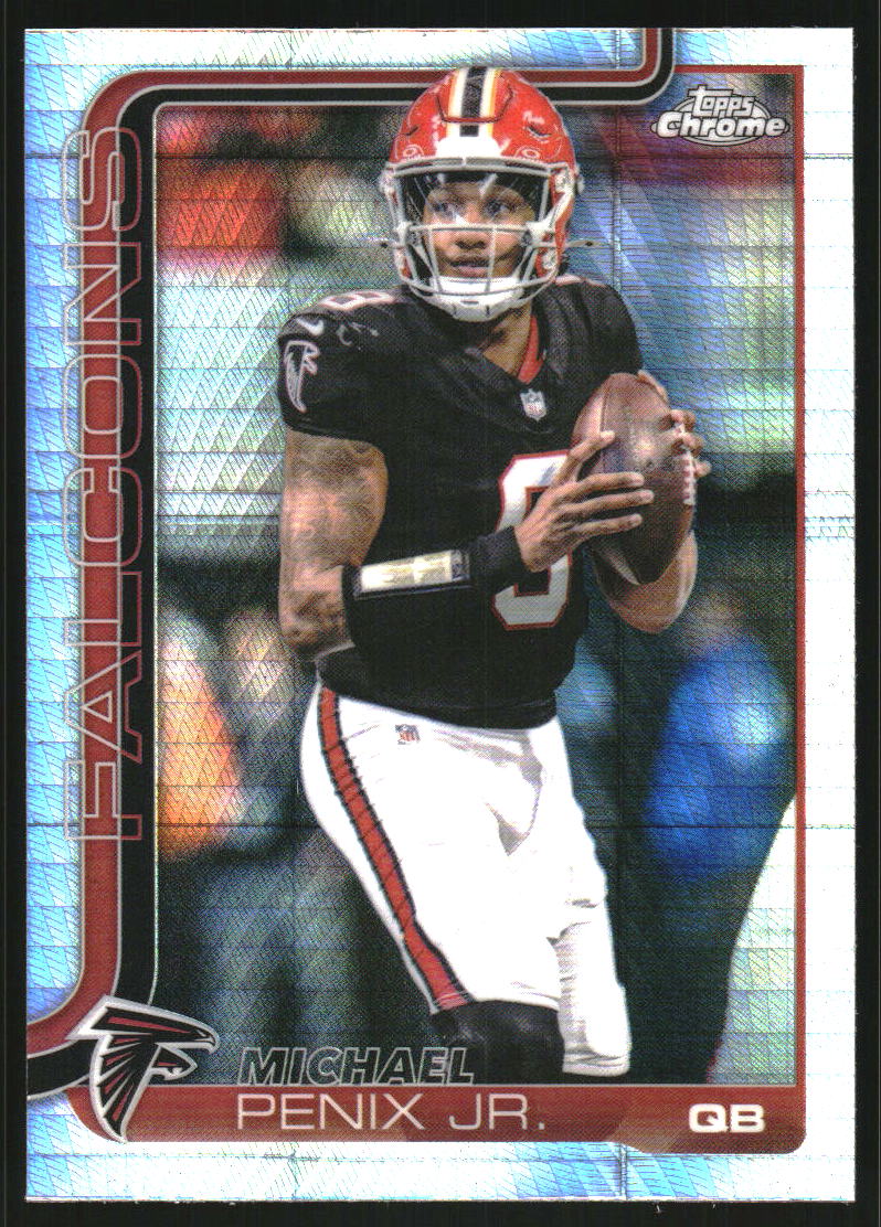 2025 Topps Chrome Prism Refractors #15 Michael Penix Jr.