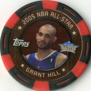 2005-06 Topps NBA Collector Chips Red Foil #40 Grant Hill