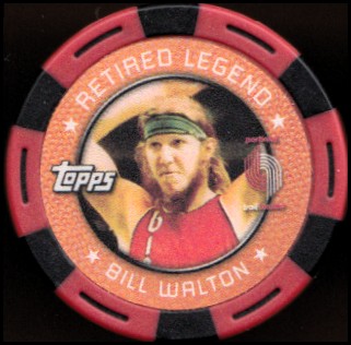 2005-06 Topps NBA Collector Chips Red #20 Bill Walton