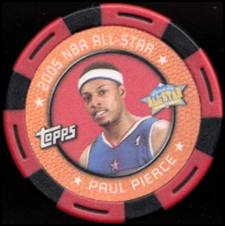 2005-06 Topps NBA Collector Chips Red #28 Paul Pierce
