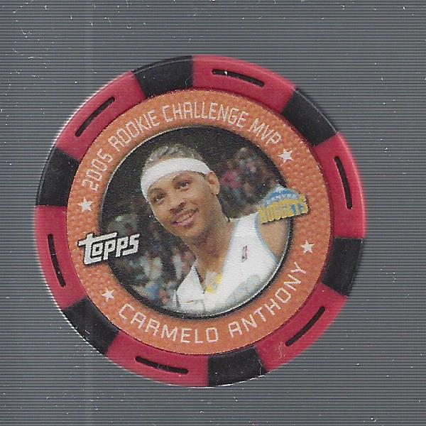 2005-06 Topps NBA Collector Chips Red #46 Carmelo Anthony