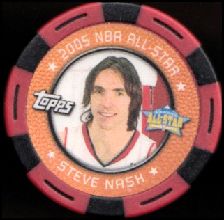 2005-06 Topps NBA Collector Chips Red #48 Steve Nash