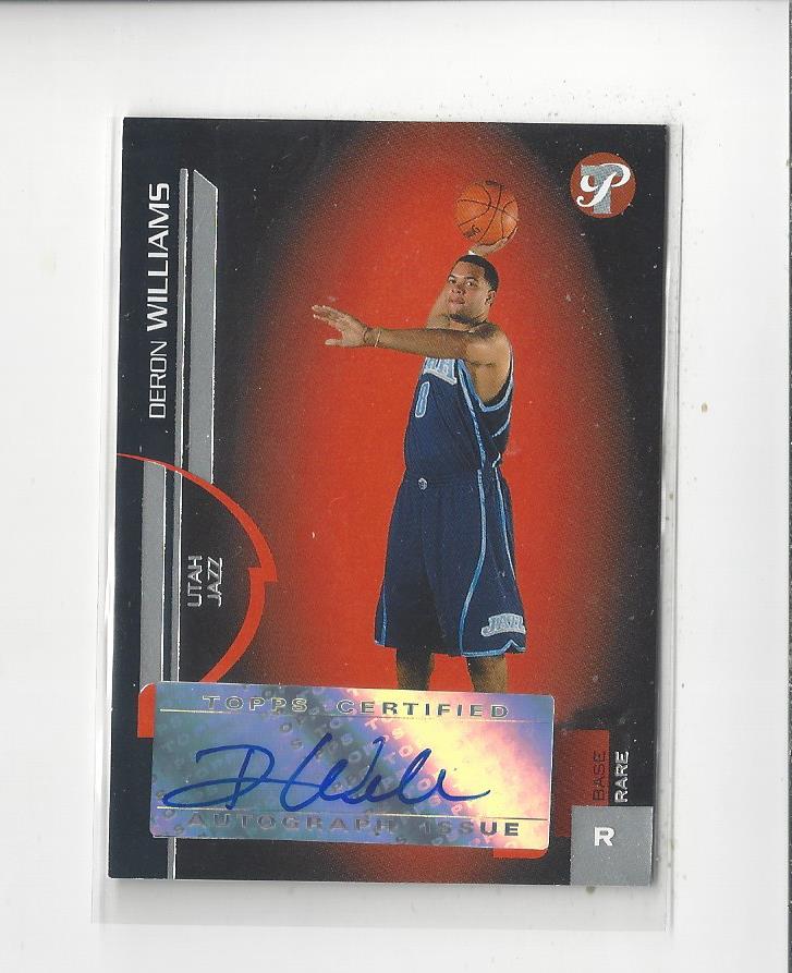 2005-06 Topps Pristine #189 Deron Williams AU