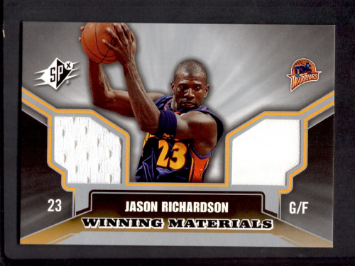 2005-06 SPx Winning Materials #JR Jason Richardson