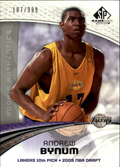 2005-06 SP Game Used #101 Andrew Bynum RC