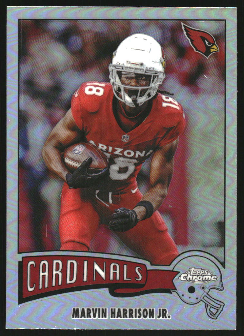 2025 Topps Chrome '75 Topps Refractors #19751 Marvin Harrison Jr.