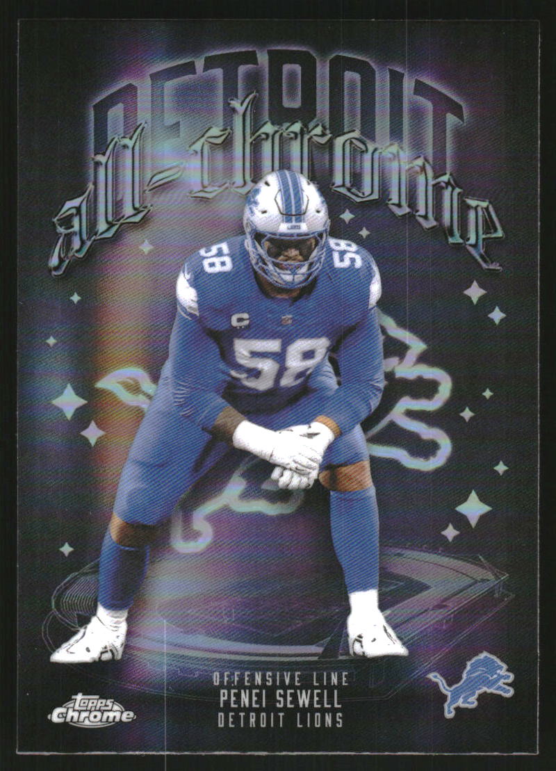 2025 Topps Chrome All Chrome Team Refractors #ACT13 Penei Sewell