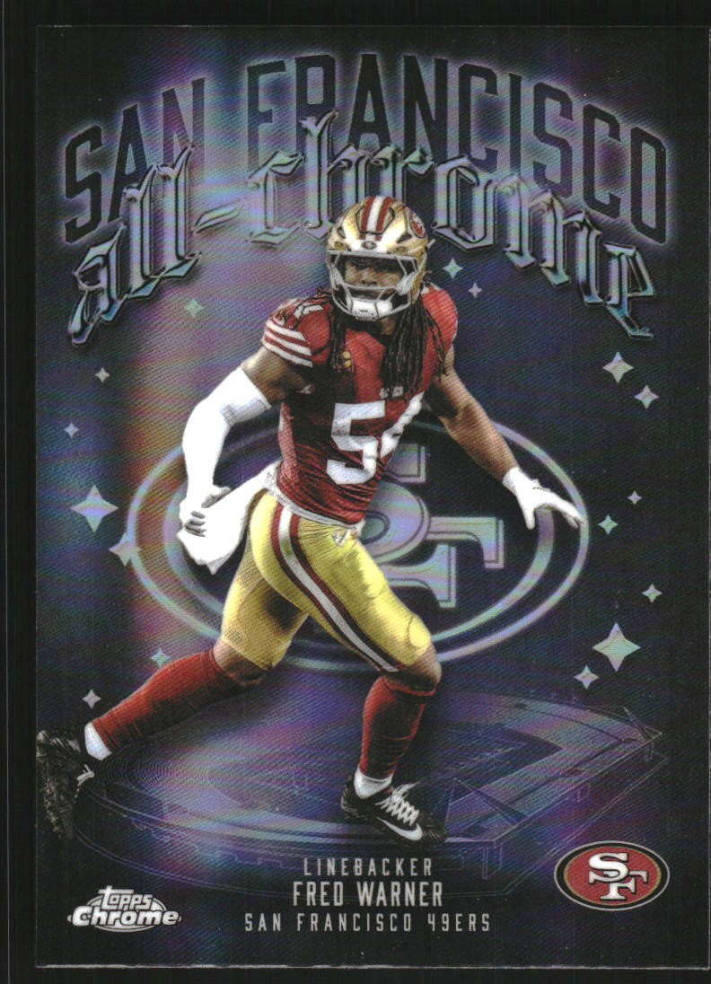 2025 Topps Chrome All Chrome Team Refractors #ACT20 Fred Warner