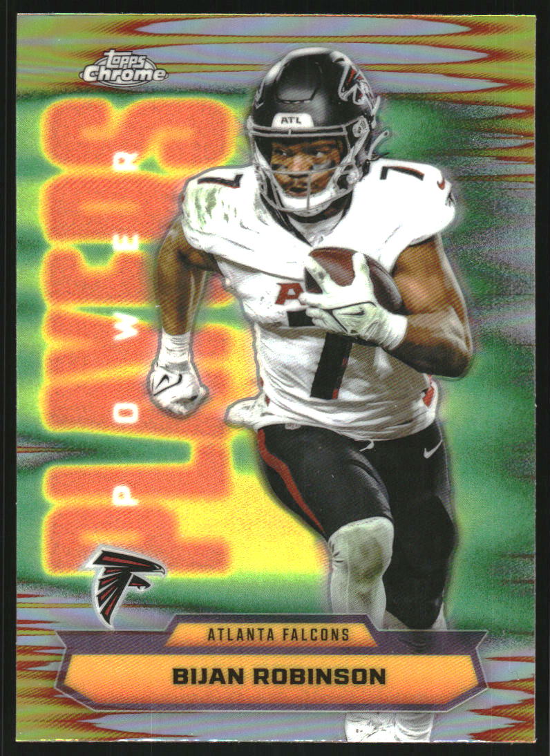 2025 Topps Chrome Power Players Refractors #PP11 Bijan Robinson