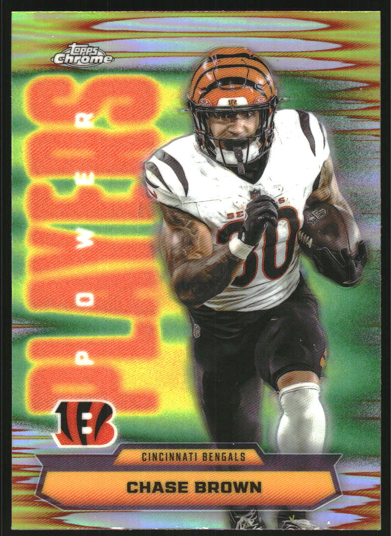 2025 Topps Chrome Power Players Refractors #PP19 Chase Brown