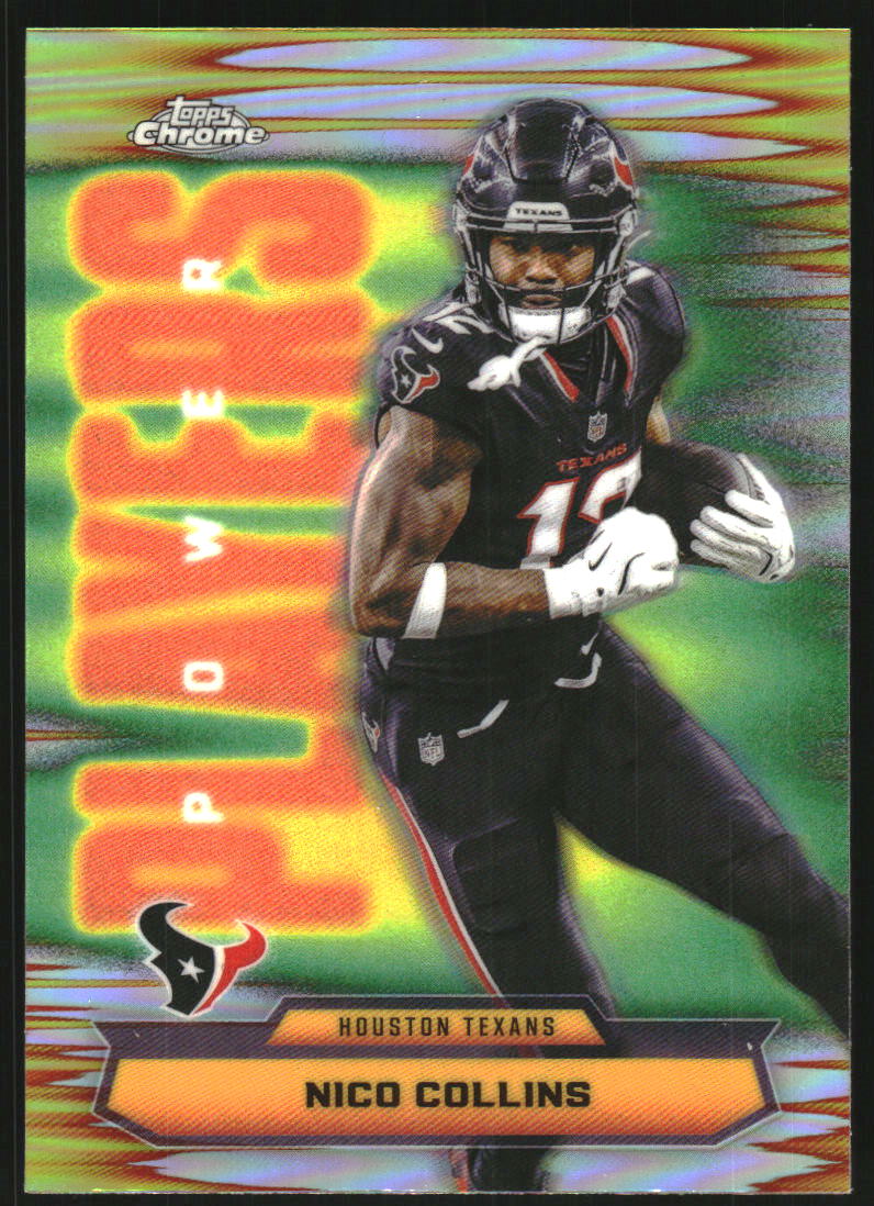 2025 Topps Chrome Power Players Refractors #PP30 Nico Collins