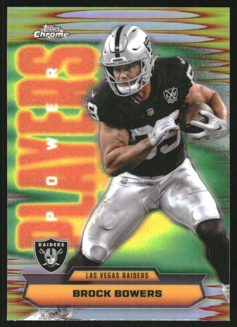 2025 Topps Chrome Power Players Refractors #PP31 Brock Bowers