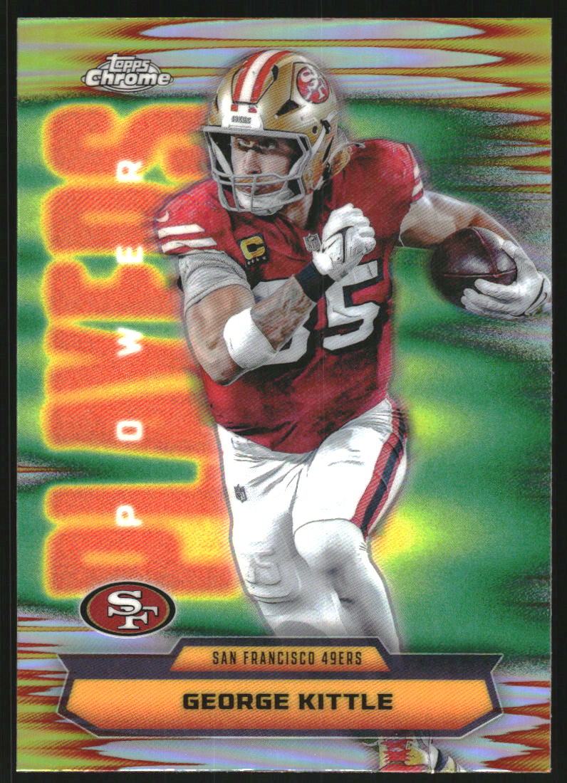 2025 Topps Chrome Power Players Refractors #PP33 George Kittle