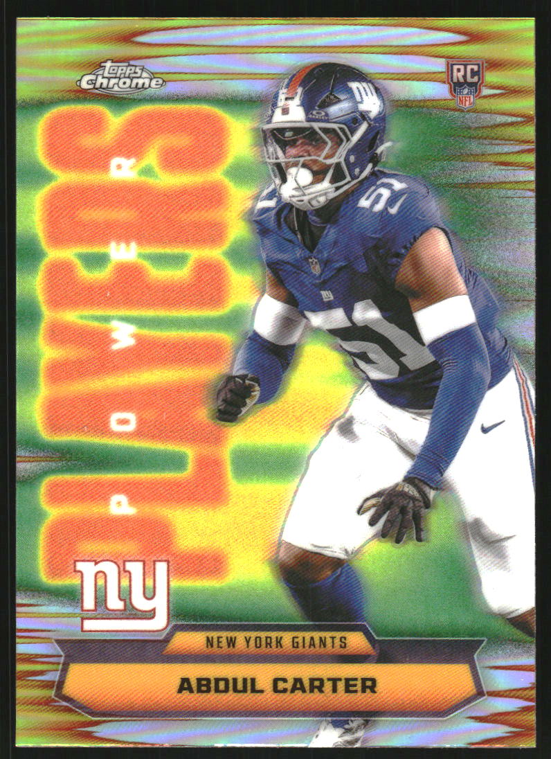 2025 Topps Chrome Power Players Refractors #PP40 Abdul Carter