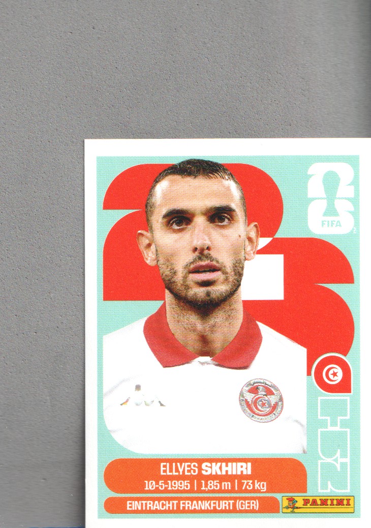 2026 Panini World Cup Stickers Soccer BASE (#TUN-): Pick From List