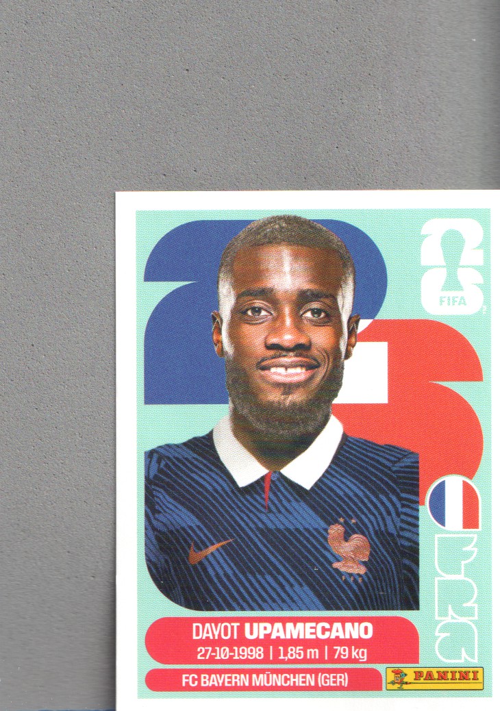 2026 Panini World Cup Stickers Soccer BASE (#FRA-): Pick From List