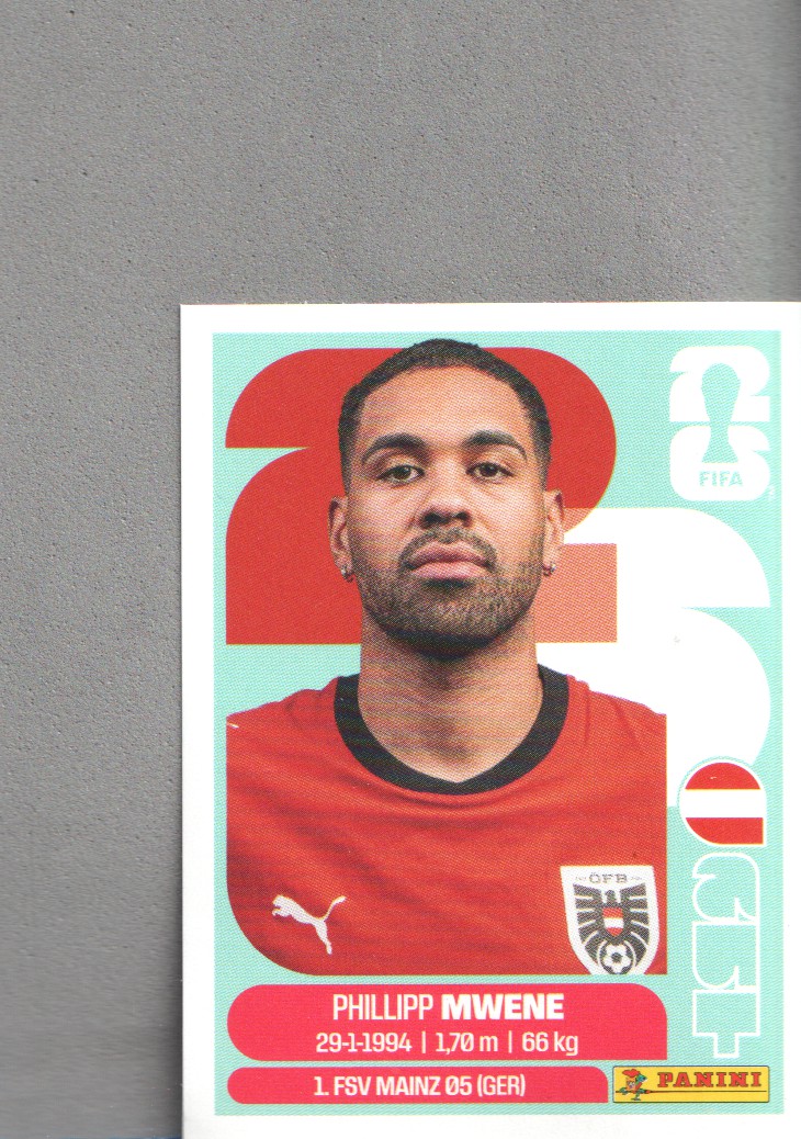 2026 Panini World Cup Stickers Soccer BASE (#AUT-): Pick From List