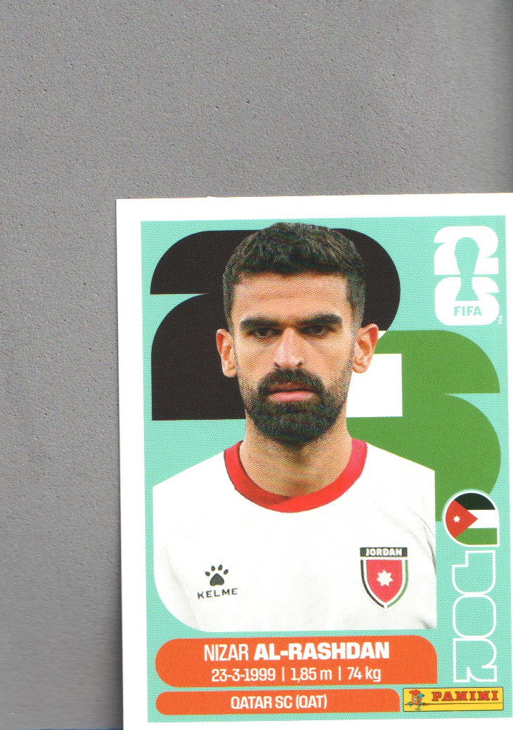 2026 Panini World Cup Stickers Soccer BASE (#JOR-): Pick From List