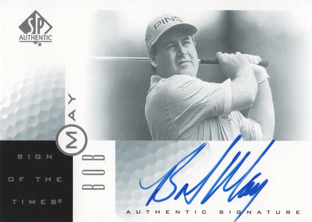 2001 SP Authentic Sign of the Times #BM Bob May