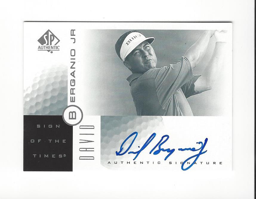 2001 SP Authentic Sign of the Times #DB David Berganio