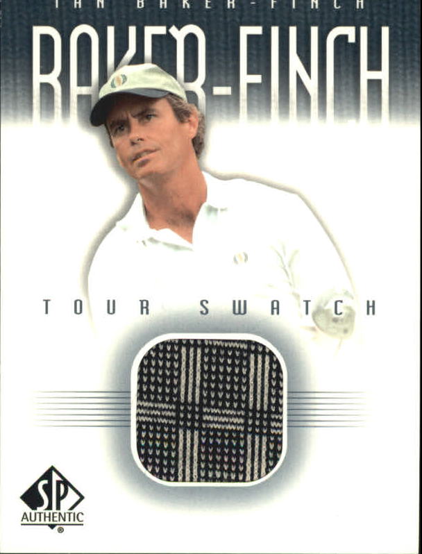 2001 SP Authentic Tour Swatch #IFTS Ian Baker-Finch