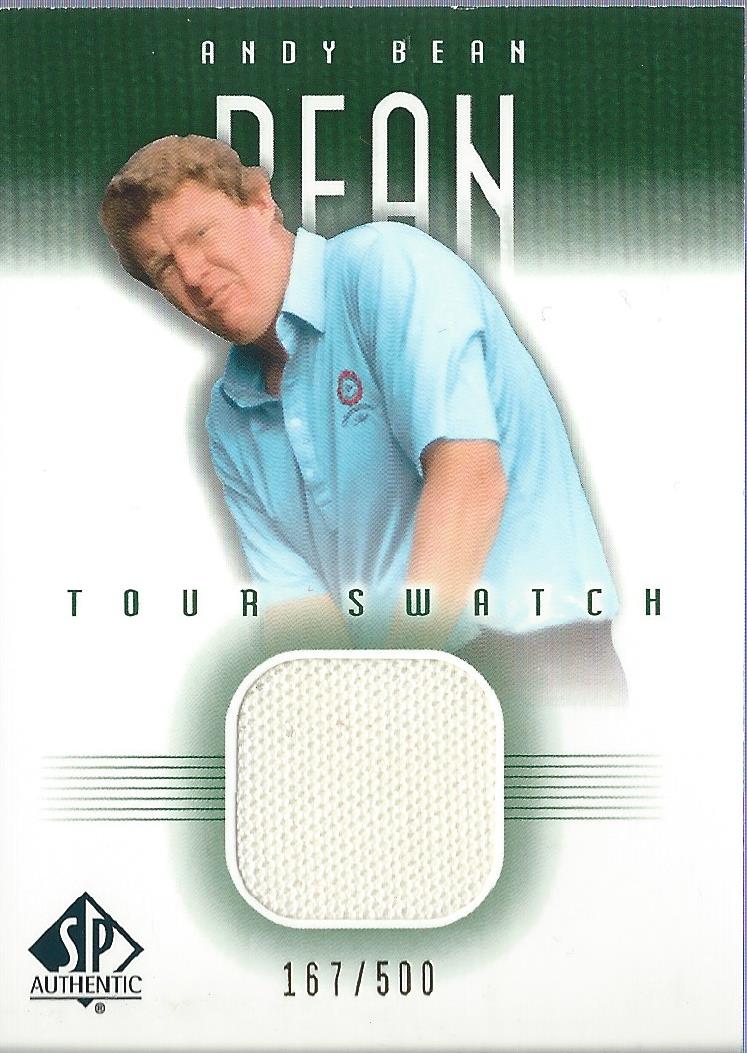 2001 SP Authentic Tour Swatch 500 #ABTS Andy Bean